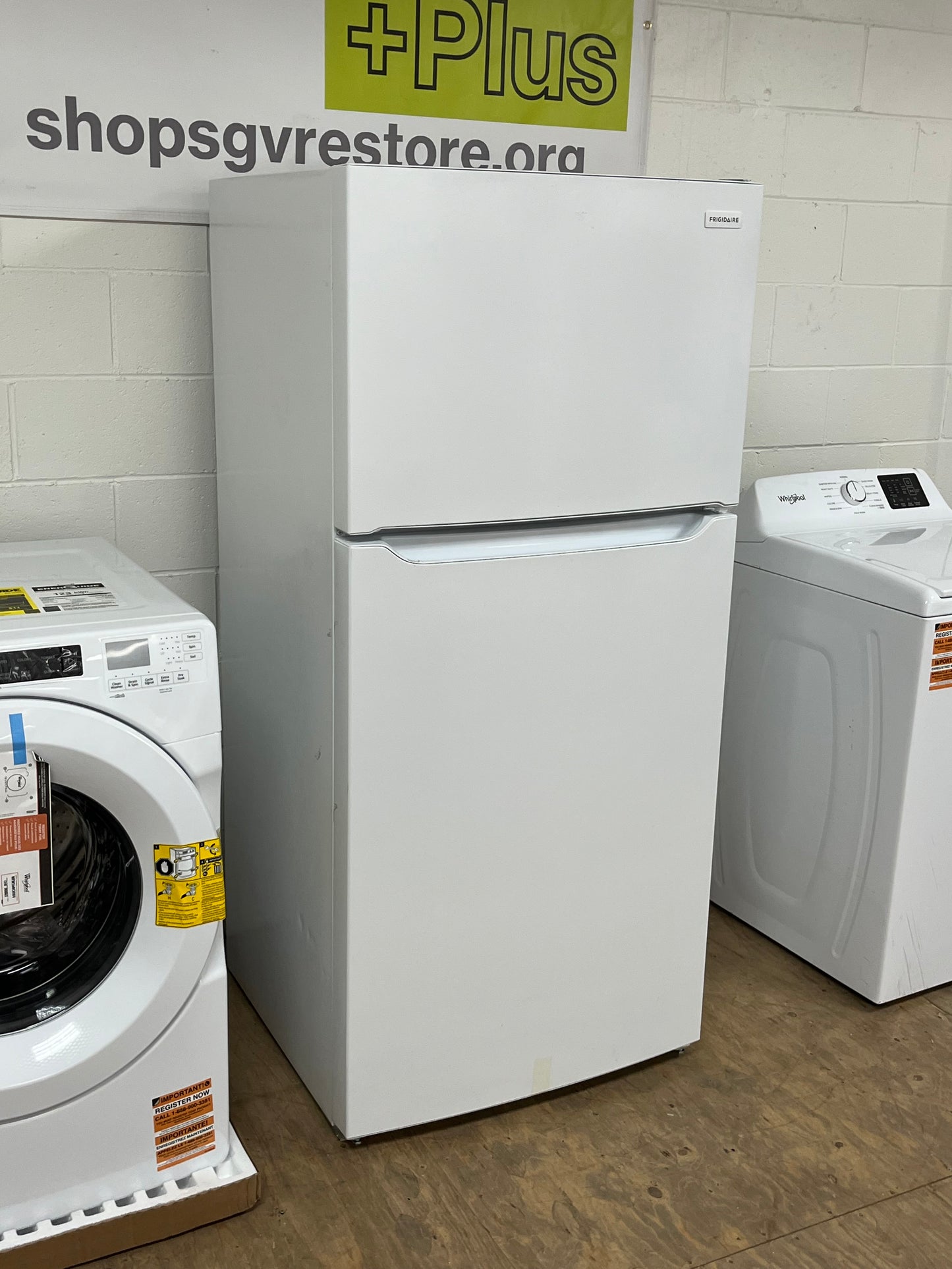 Frigidaire White 18.3 Cu. Ft. Top Freezer Refrigerator