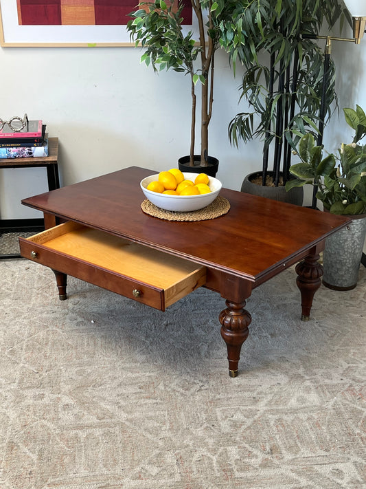 Ethan Allen Coffee Table With Scratches