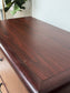 Red Wood Two Drawer File Cabinet
