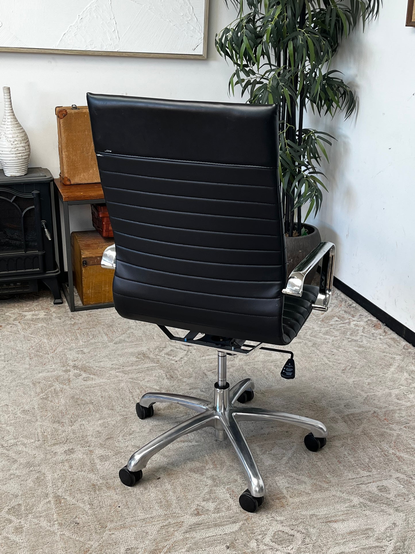 Modern Black Office Chair