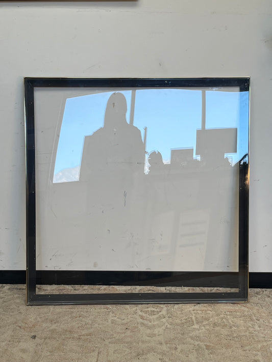 Modern Brushed Gold Metal 39" x 38.5" Picture Frame