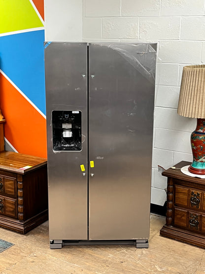 Whirlpool 21.4 cu. ft. Side-by-Side Refrigerator Stainless Steel