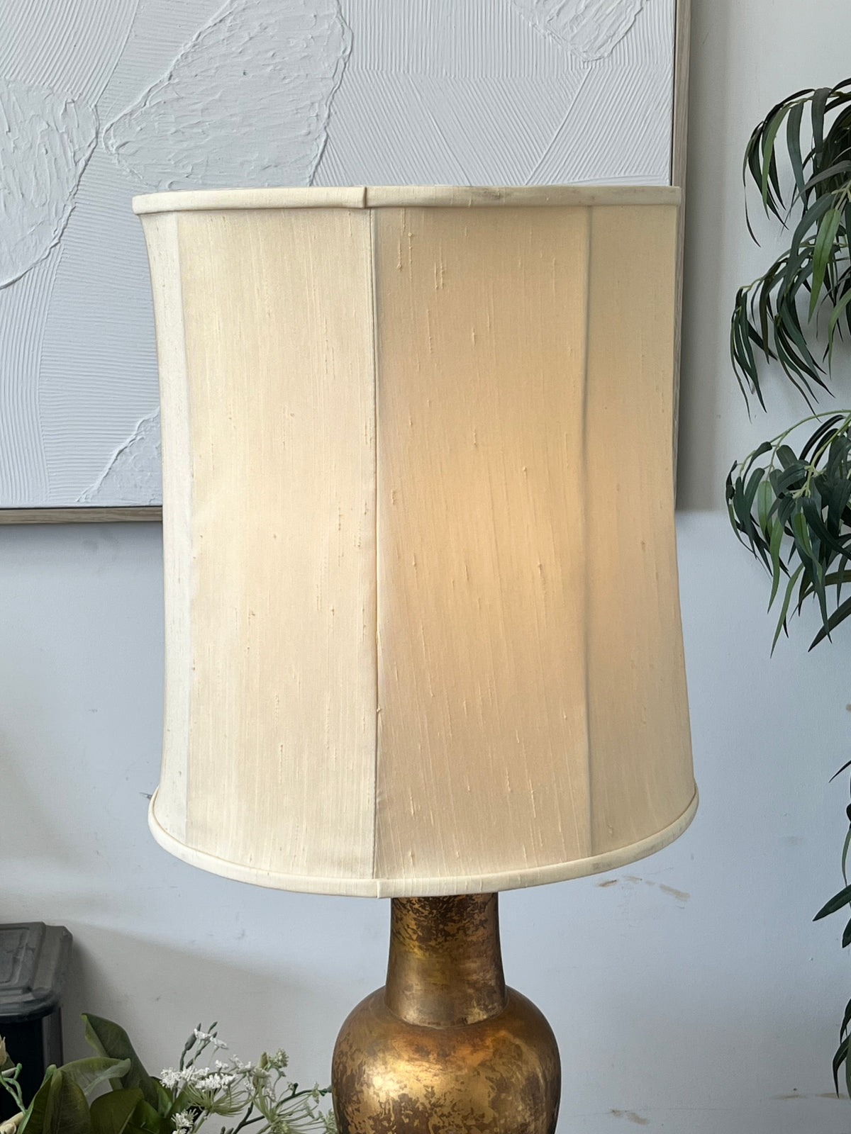 Vintage Gold 37" Table Lamp