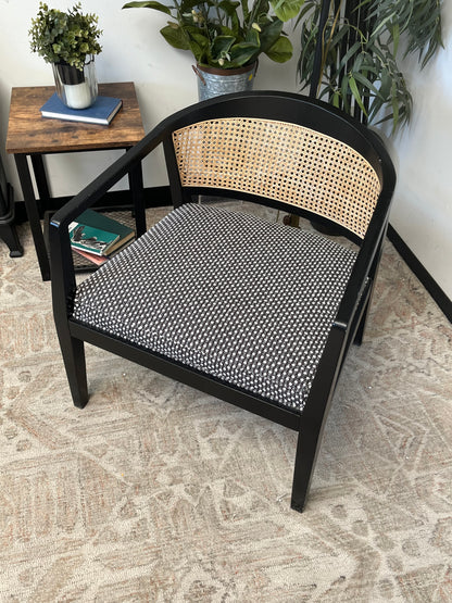 Mid Century Style Rattan Arm Chair