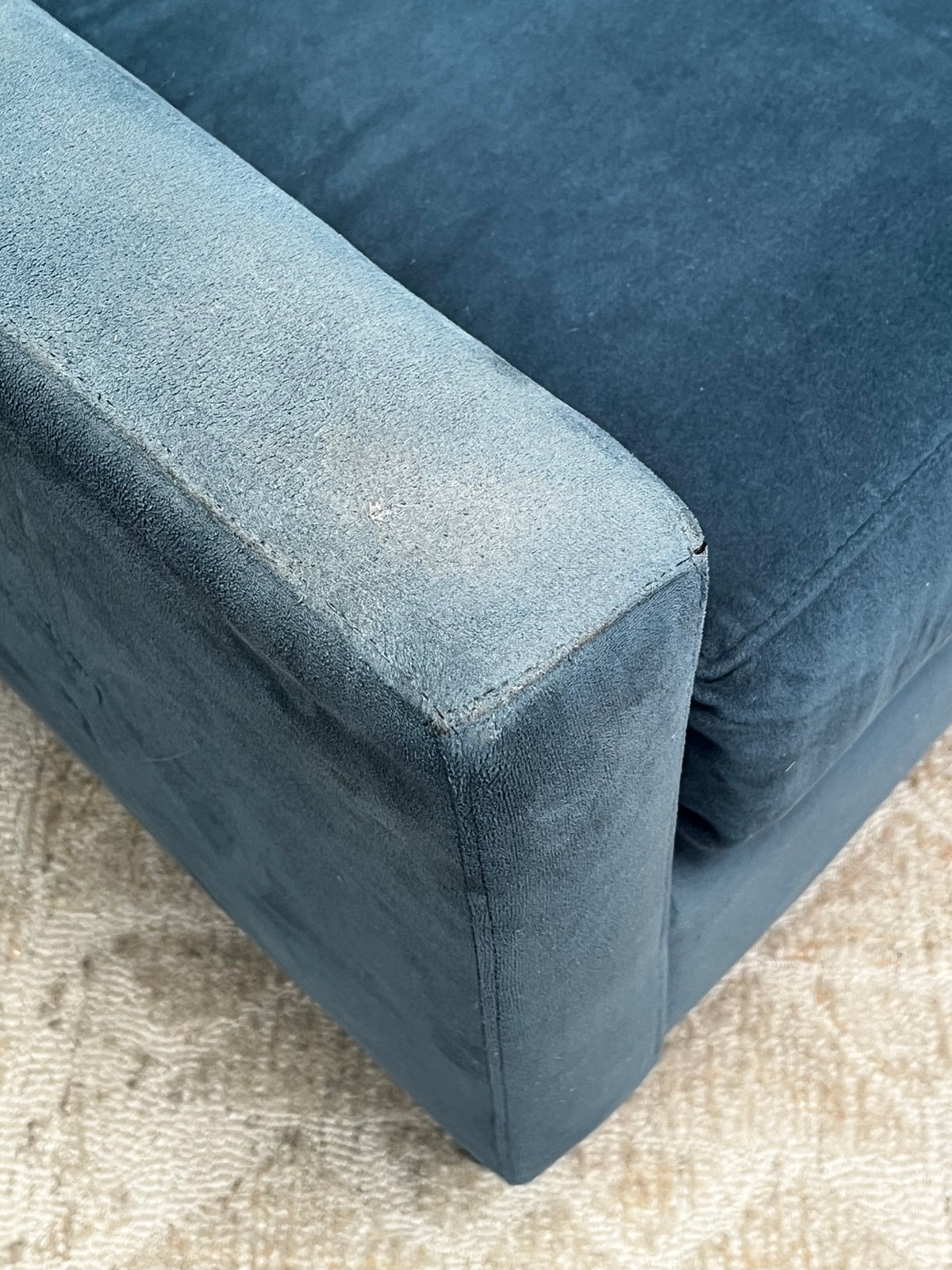 West Elm Teal Armchair