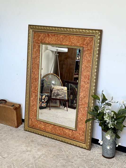 Paisley Print Wall Mirror