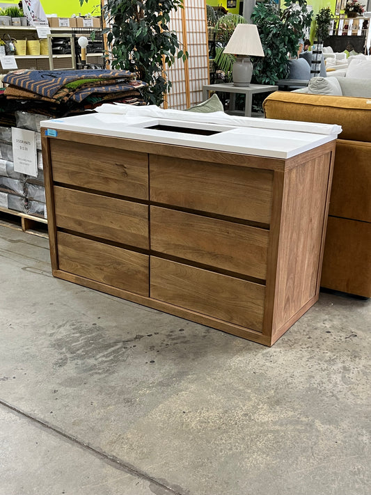 Modern Single 52" Bathroom Vanity
