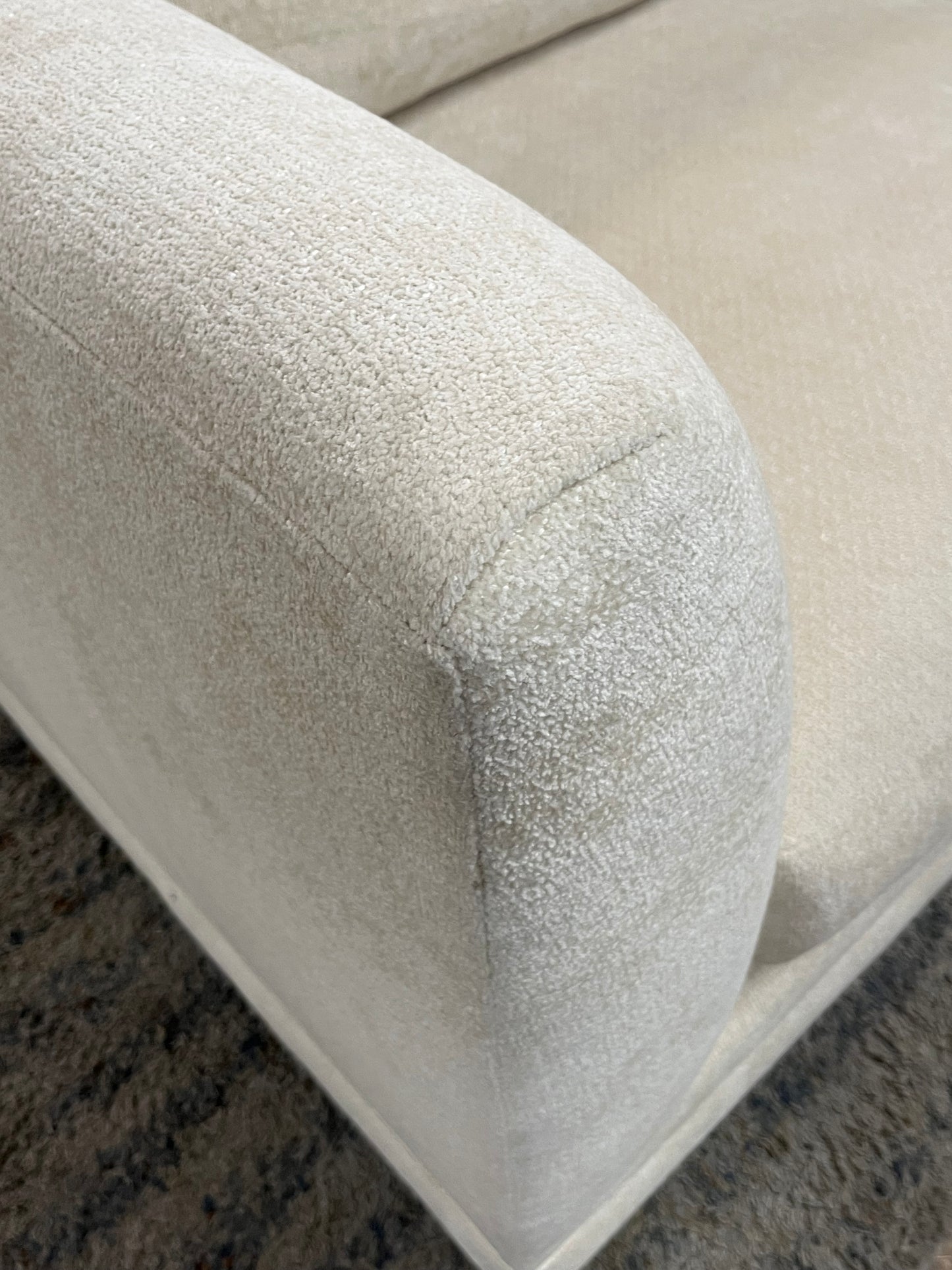 Kreiss Modern Beige Right Arm Chaise