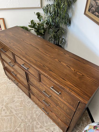 Craftsman Style 9 Drawer Dresser