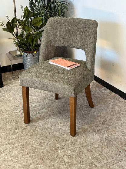 Modern Green Upholstered Dining Chair