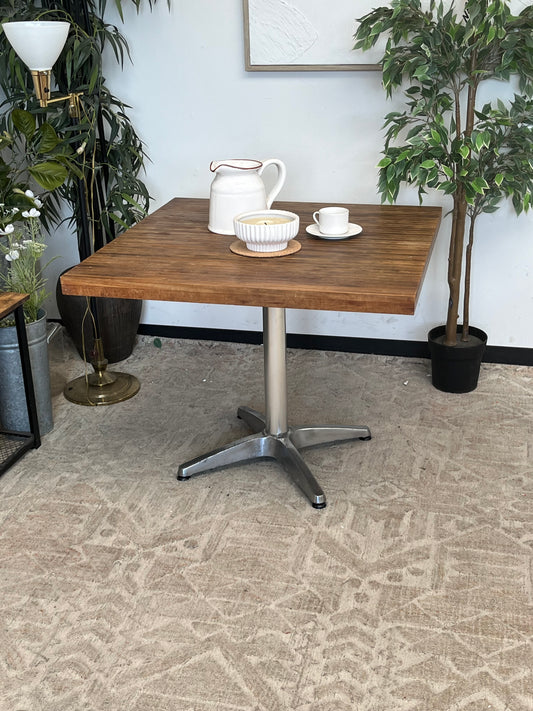 Modern Wooden Square Cafe Table