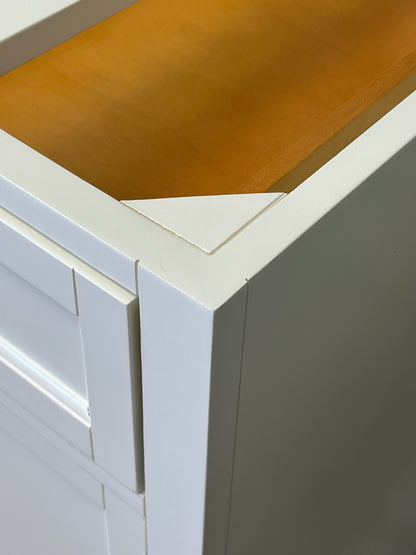 Farmhouse Style Pedestal Cabinet Without Top