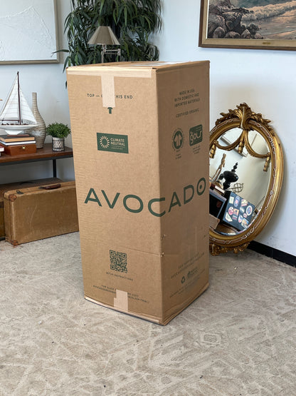 Avocado Green Box Top Queen Mattress