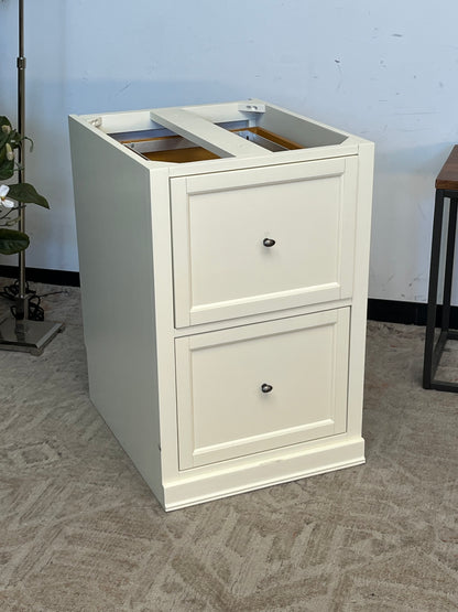 Farmhouse Style File Cabinet Without Top