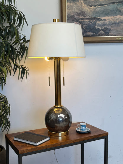 Antique Style Gold Frame Table Lamp