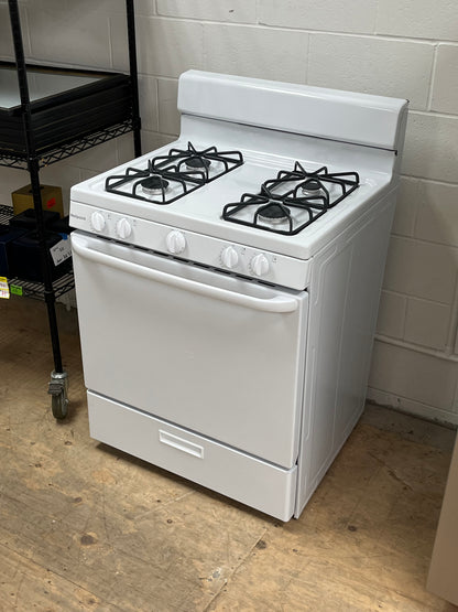 Hotpoint 4.8 Cu.ft Free-Standing 4 Burner Gas Range - Minor Dents