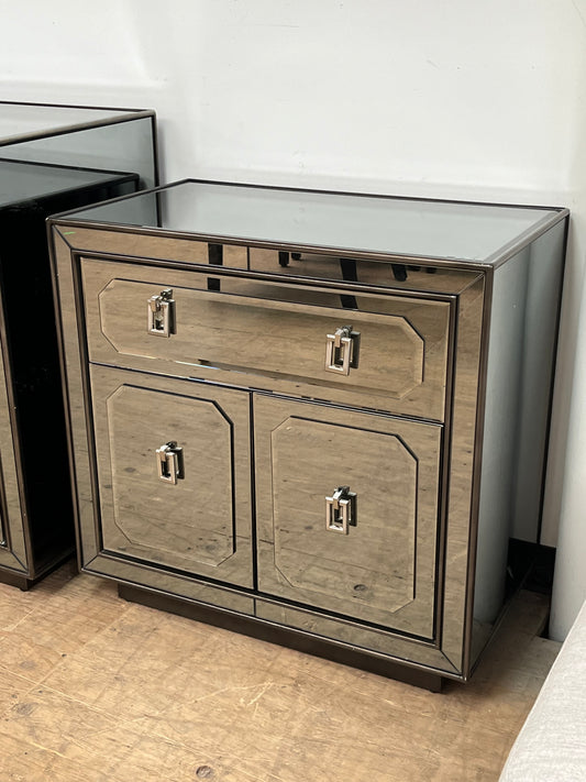 Z Gallerie Maddox Mirrored Nightstand