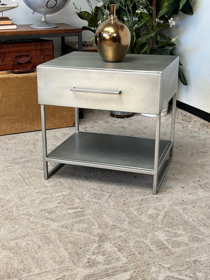 Modern Metal Nightstand