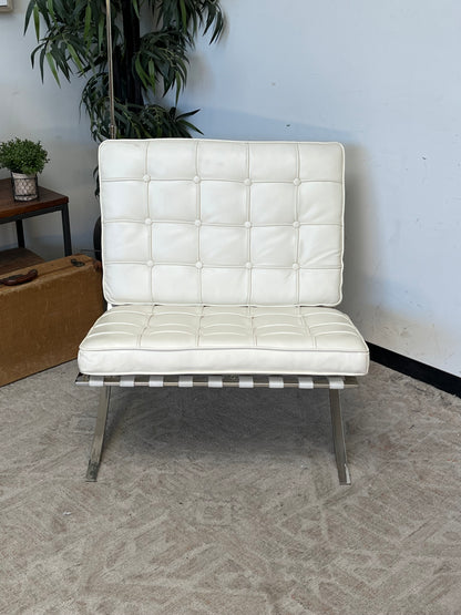 Modern Metal Frame Armless Chair