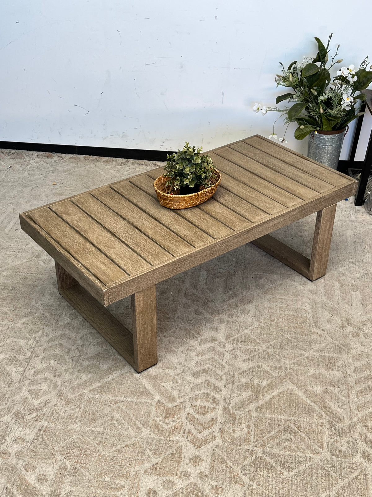 Outdoor Wooden Coffee Table