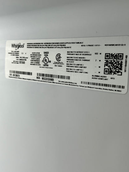 Whirlpool 21.4 cu. ft. Side-by-Side Refrigerator Stainless Steel