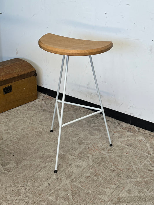 Modern Counter Stools Wood/Metal - Set of 3