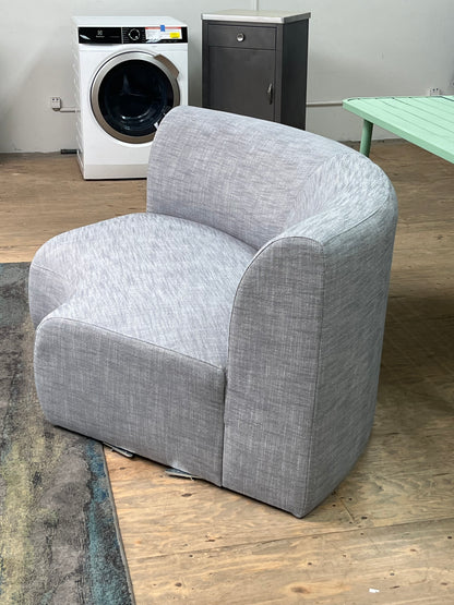 Modern Rounded Loveseat