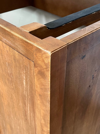 Modern Brown Double Wooden 60" Vanity