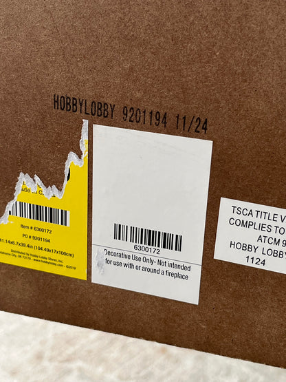 Faux Style Fireplace Mantle