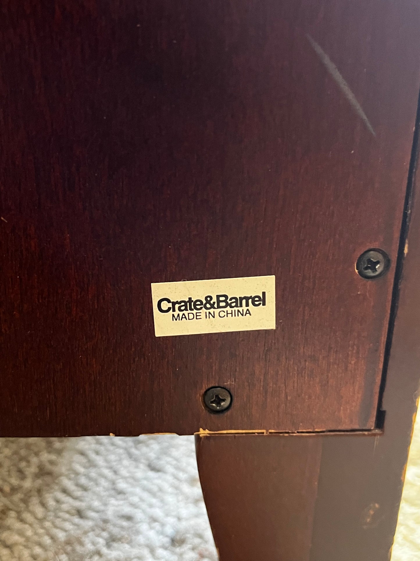 Crate & Barrel TV Stand