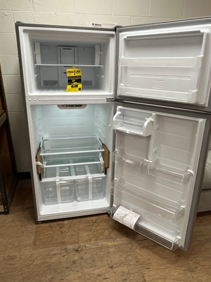 Stainless Steel 18 Cu. Ft. Top Freezer by Seasons