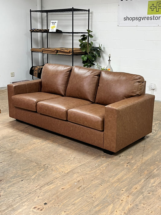 Ashley Furniture Faux Leather Sleeper Couch