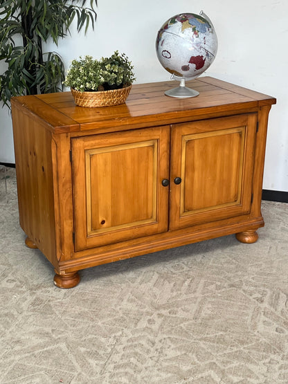 Rustic Solid Wood TV Stand
