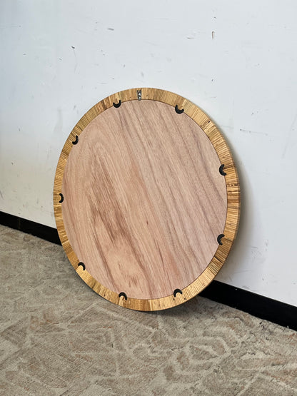Natural Rattan 28" Mirror