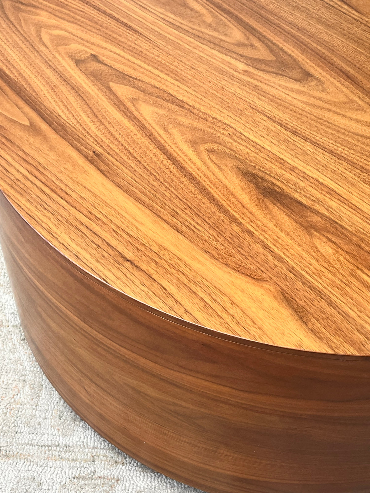 Mid Century Style Oval Coffee Table