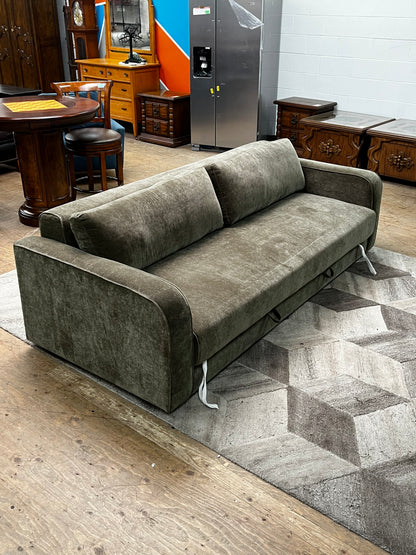 Modern Linen Green Daybed Couch