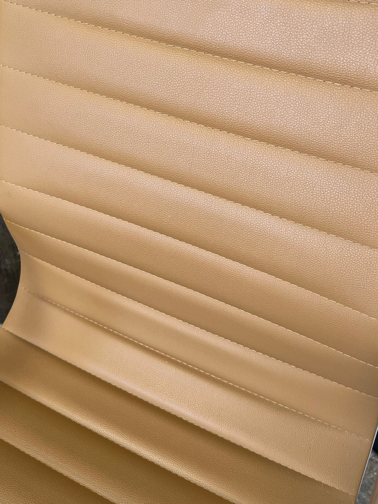 Modern Brown Vinyl Office Chair