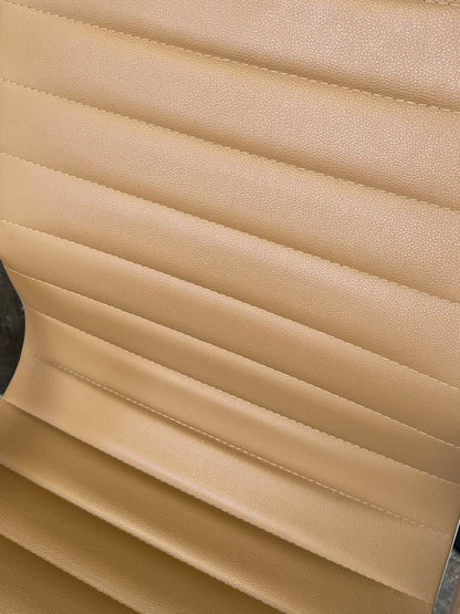 Modern Brown Vinyl Office Chair