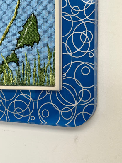 Cross-Stitch Style "Dandelion" Theme Artwork