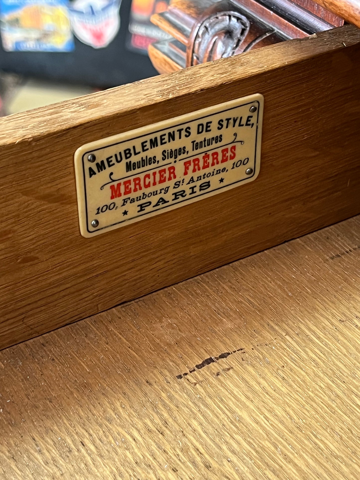 Antique "Mercier-Freres" Single Cabinet