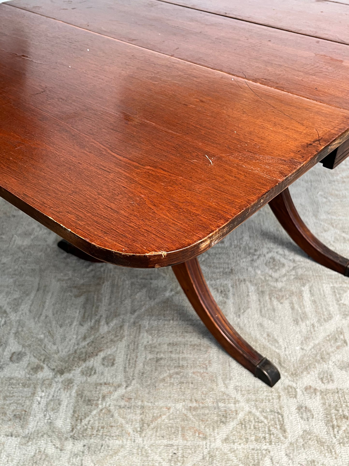 Antique Drop-Leaf Dining Table
