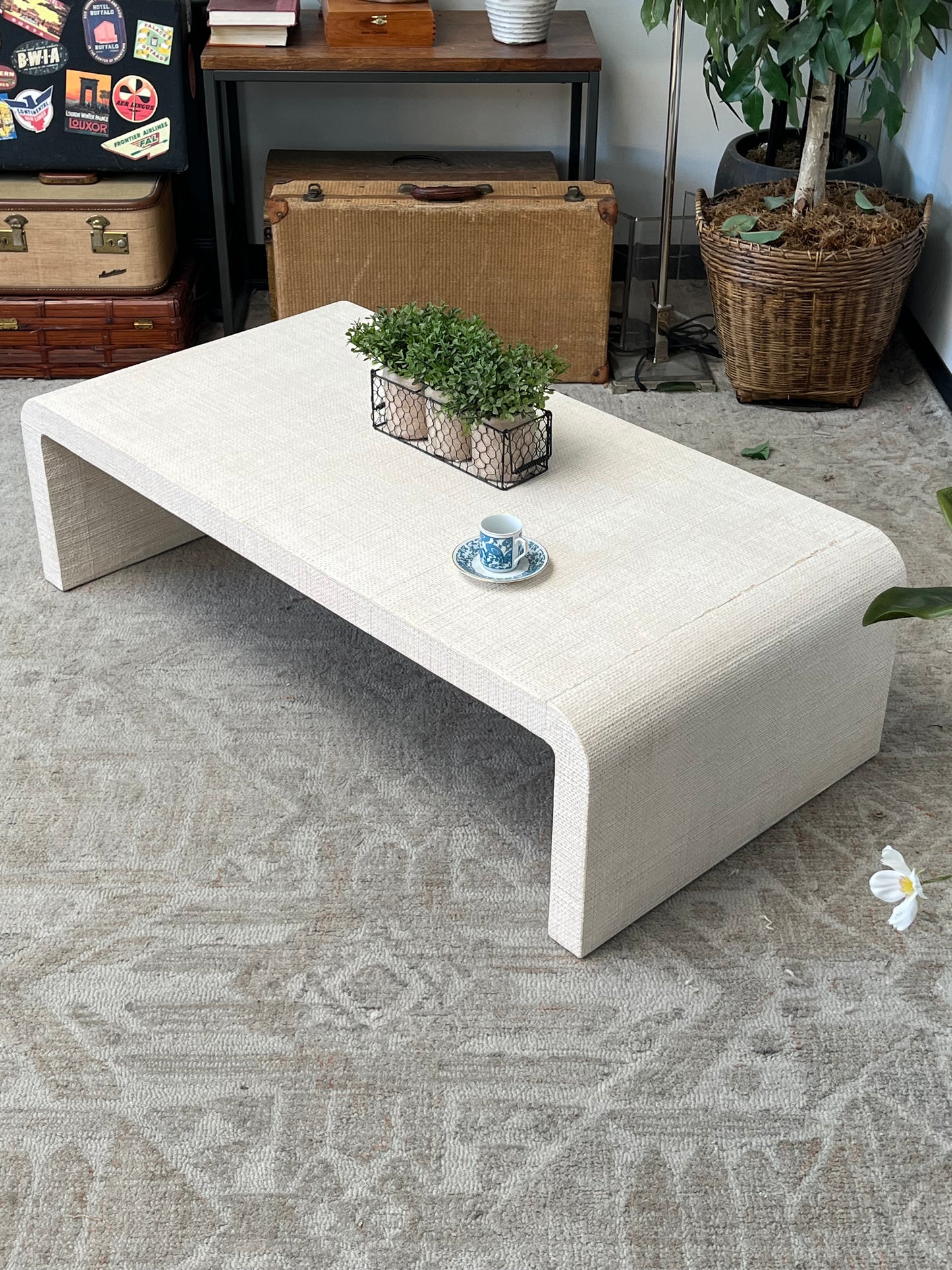 Woven Style Coffee Table