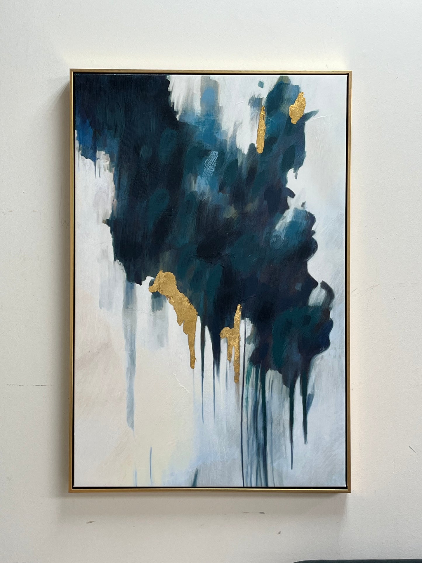 Abstract Hand Painted Framed Artwork