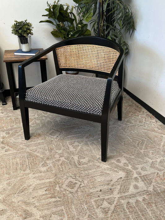 Mid Century Style Rattan Arm Chair
