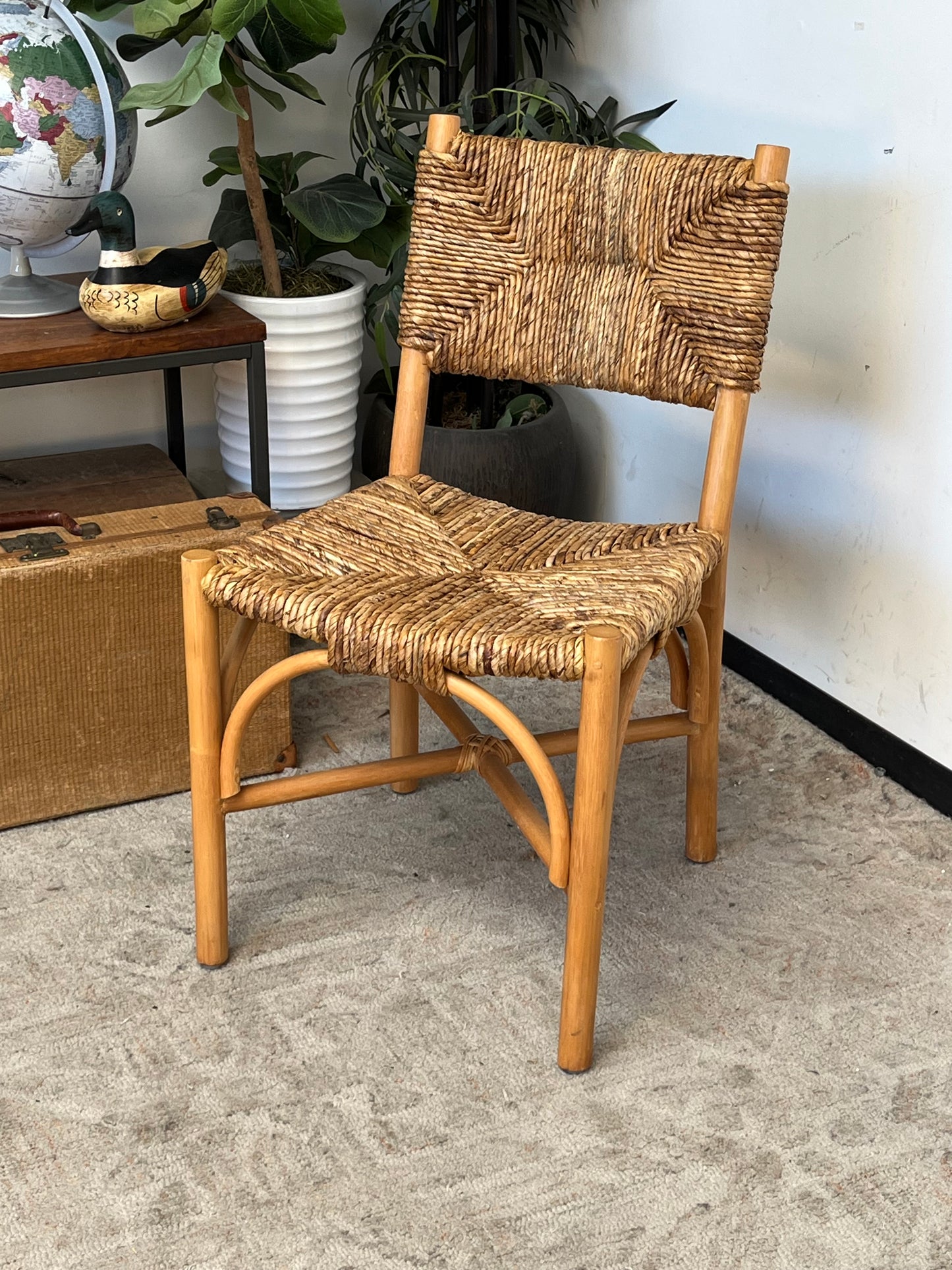 Woven Rattan Dining Chair