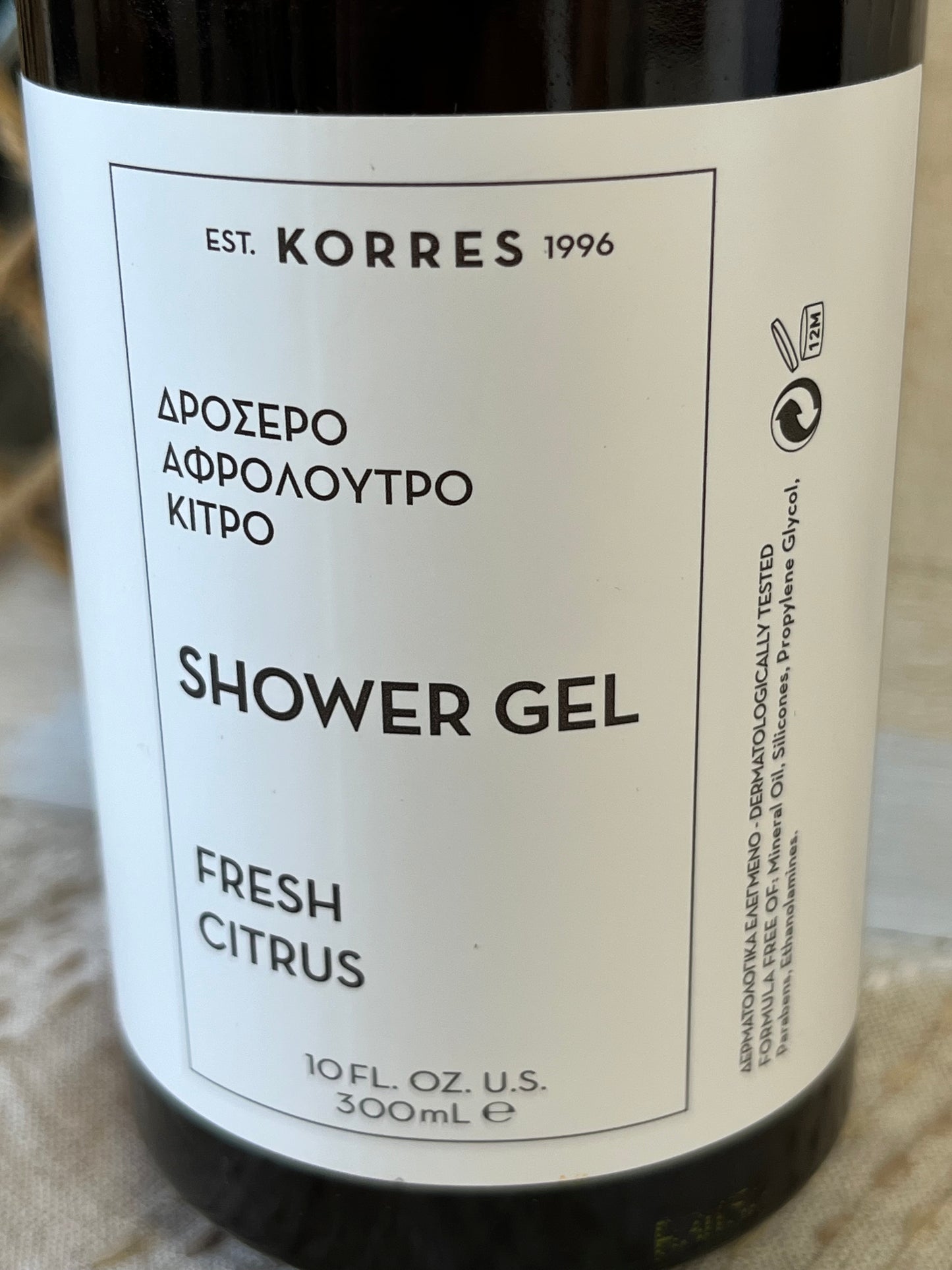 Korres Fresh Citrus Shower Gel