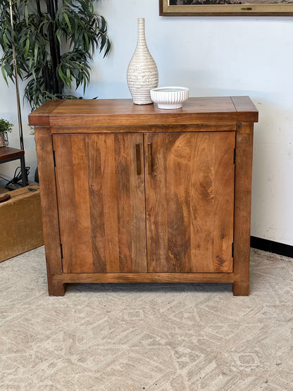 Farmhouse Style Brown Cabinet