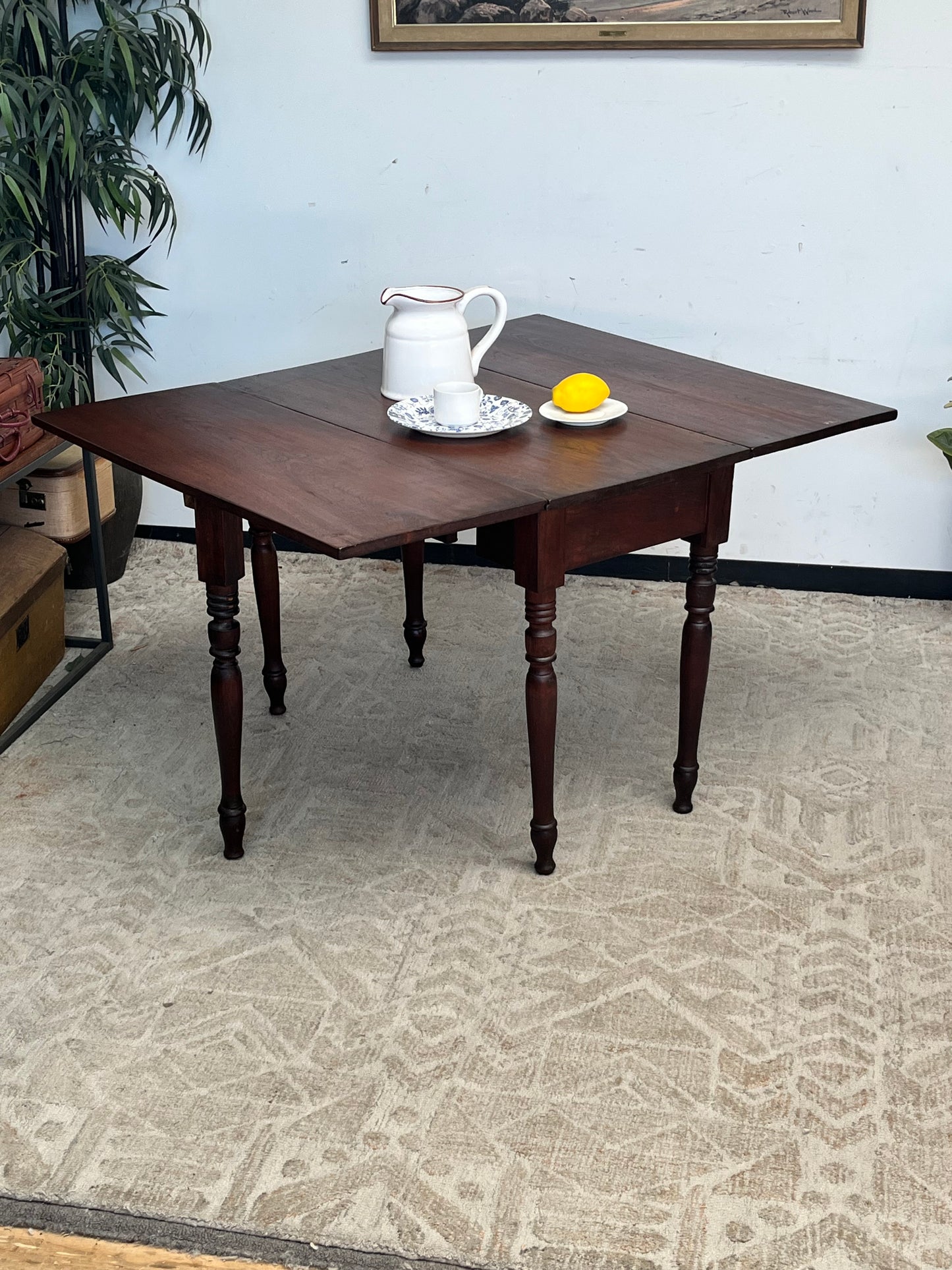 Antique 1800's Drop Leaf Dining Table