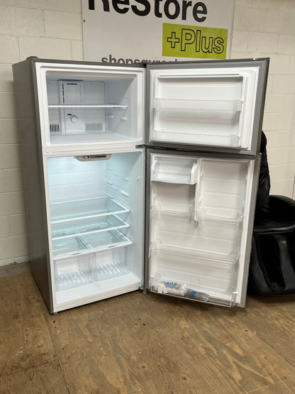 Seasons 18 Cu. Ft. Stainless Steel Refrigerator - Dented