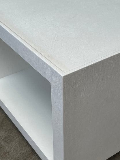 Modern Textured 38" Coffee Table